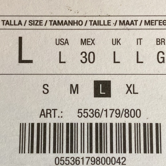 NWT. Zara Black Viscose Blend Peplum Knit Round Cardigan/Jacket. Size L. - Picture 6 of 8